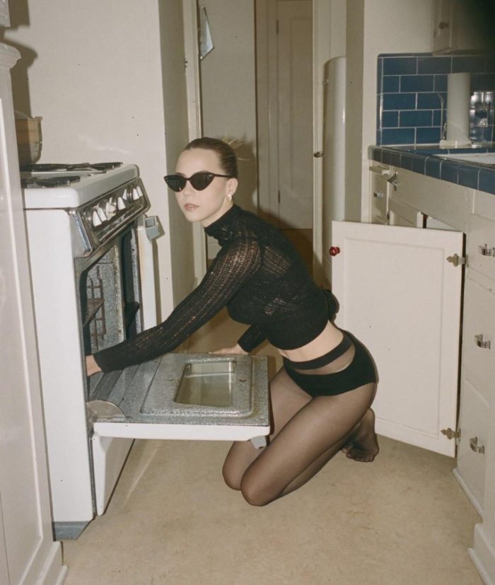 Bobbi Althoff in pantyhose