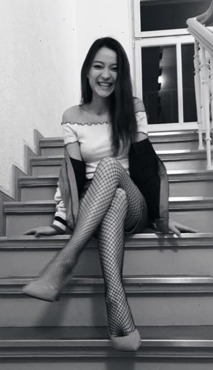 Sumina Studer in pantyhose